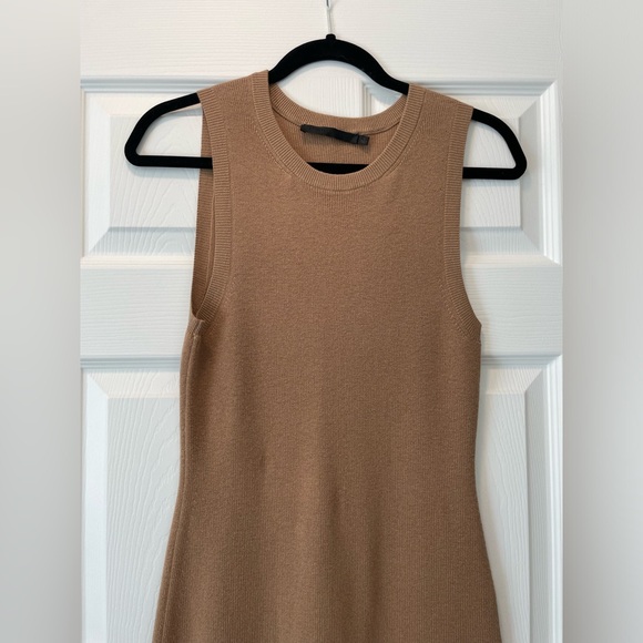 Jenni Kayne Sleeveless Sweater Dress - Camel - Small - Picture 6 of 9